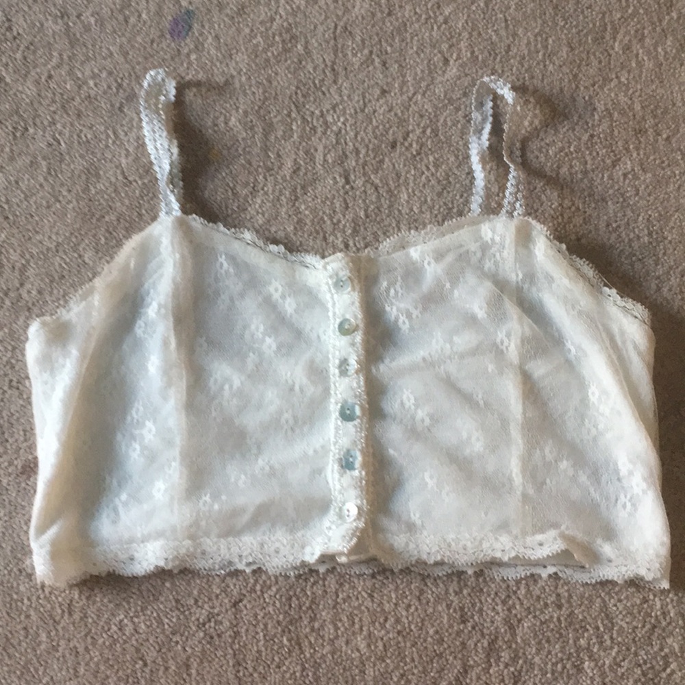 Lace crop top